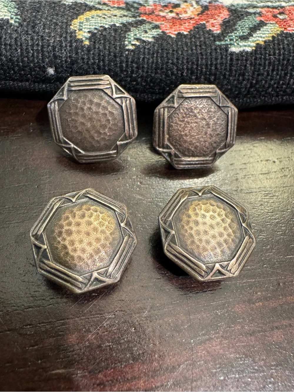 Art Deco Vintage Kum-A-Part Baer & Wilde Cufflinks 1915-35